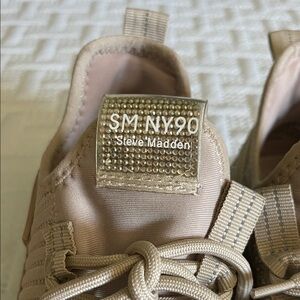 Steve Madden Blush Pink Rhinestone Accent Sneaker